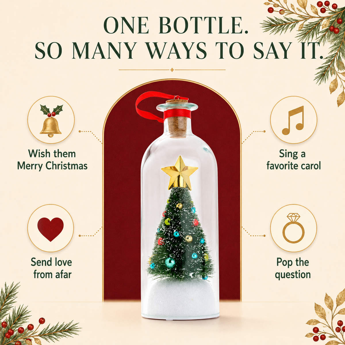 One bottle, so many ways to say it