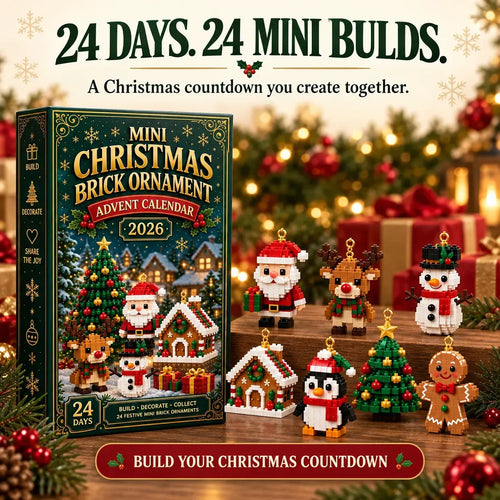 24 days, 24 mini builds: the Mini Christmas Brick Ornament Advent Calendar