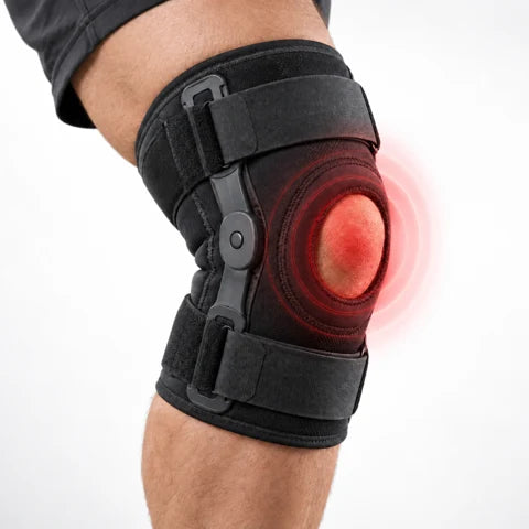 Illustration of a conventional knee brace